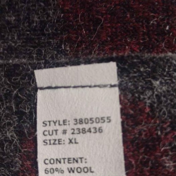 Gray Wool Open Front Vest, New with tags - Picture 2 of 5